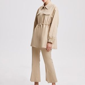 Lattelier Store Wide Cropped Pants